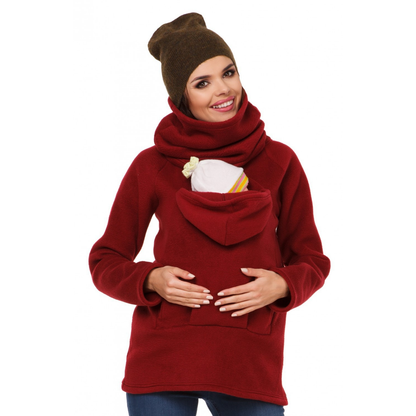 Kangaroo Pocket Maternity Hoodie
