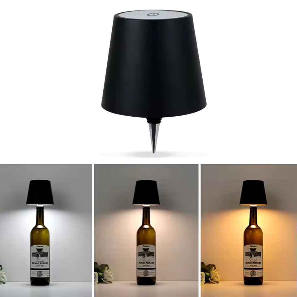LED flaskebordlampe