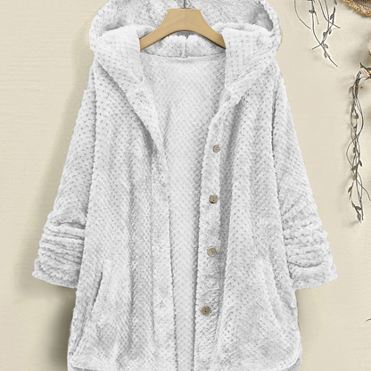 Hooded Fleece Cardigan