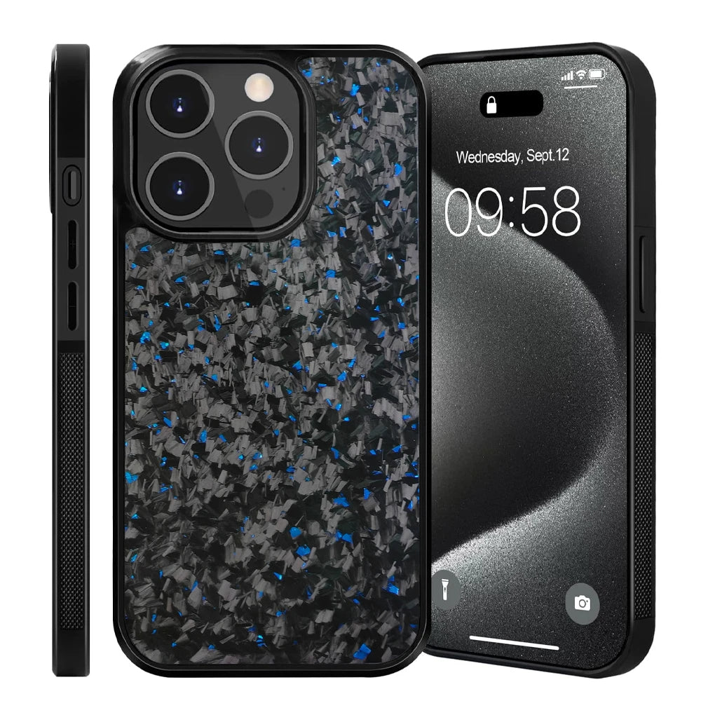 Smidd kolfiber TPU-telefonskal