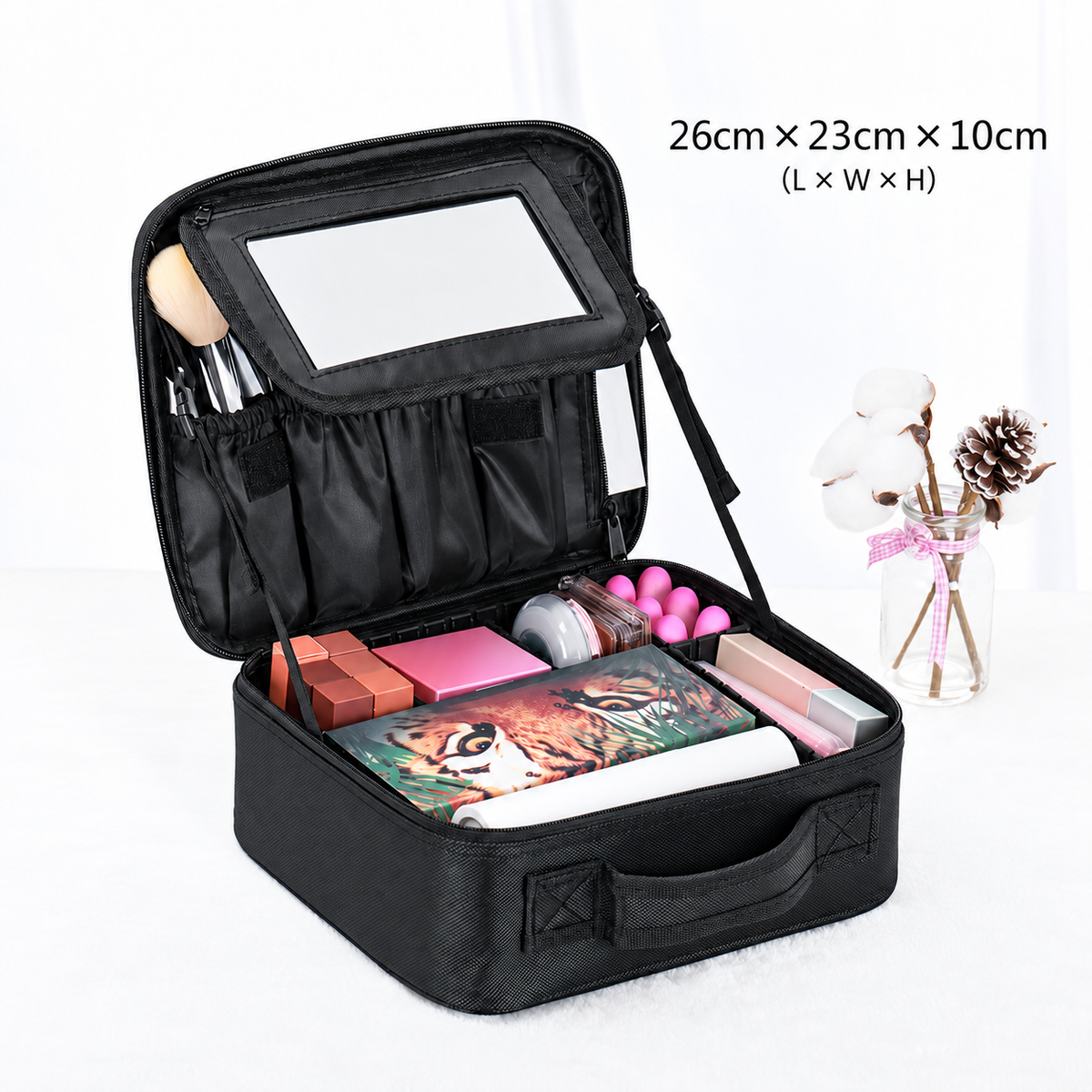 Divided Makeup Travel Case