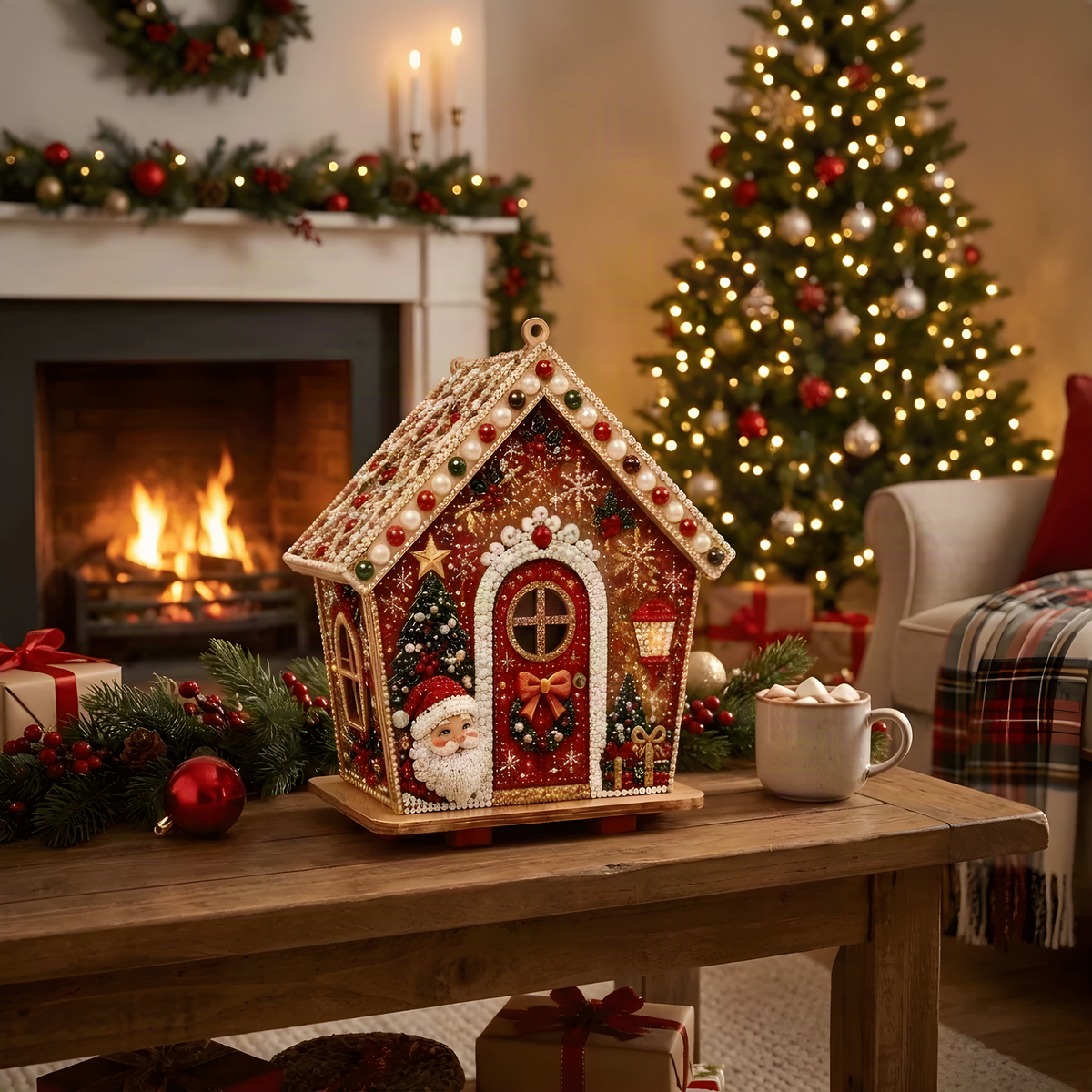 Diamond Painting Wooden House Kit