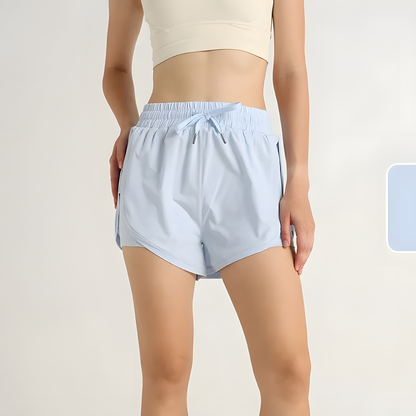 High Waist Three Quarter Workout Shorts