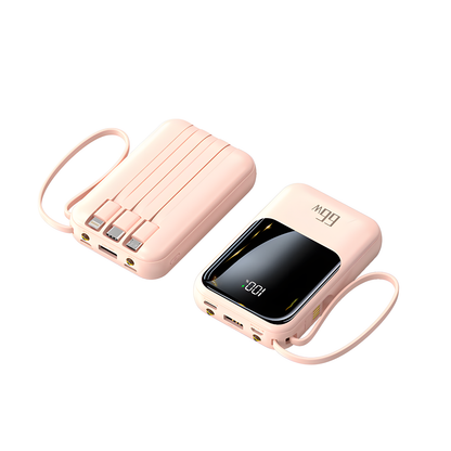66W Power Bank with Built-In Cable