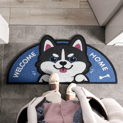 Semicircle Patterned Doormat