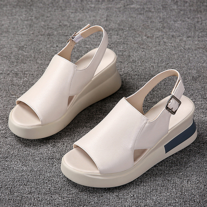 Women's Buckle Platform Sandals