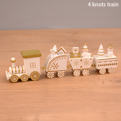 Wooden Christmas Tabletop Train
