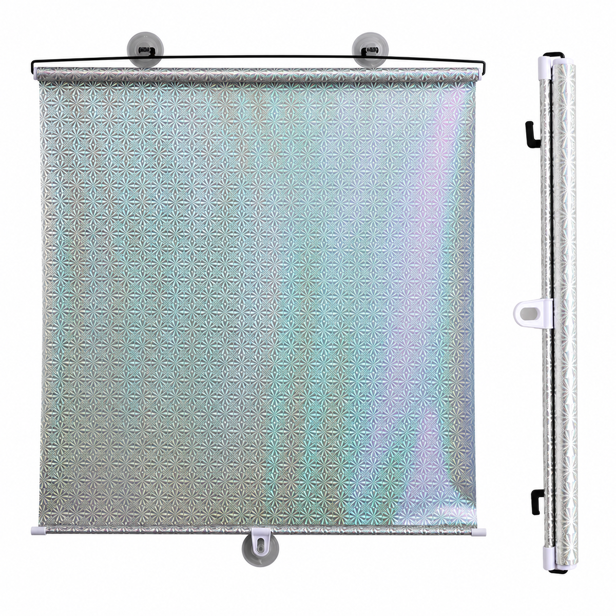 Suction-Cup Roller Window Shade