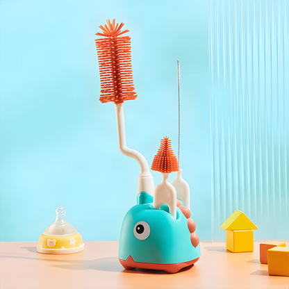 Bottle Brush Set with Storage Base