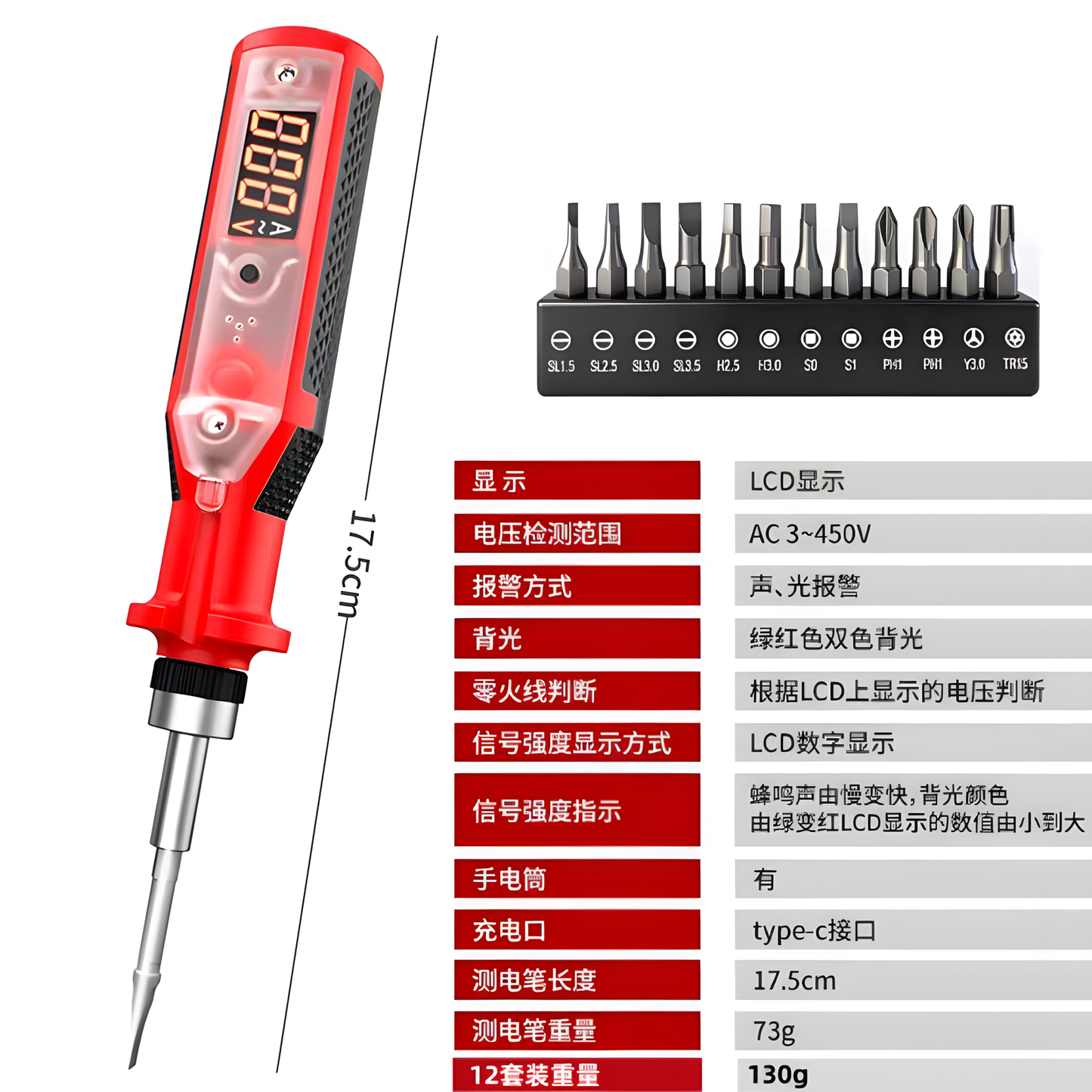 Digital Ratchet Voltage Tester
