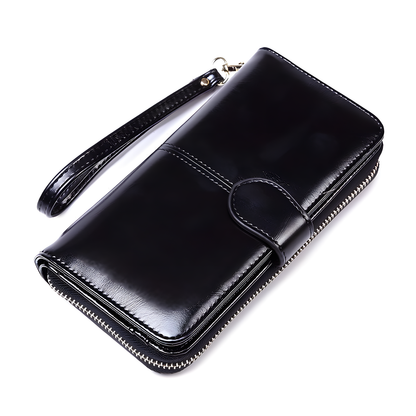 Long Wallet with Wrist Strap