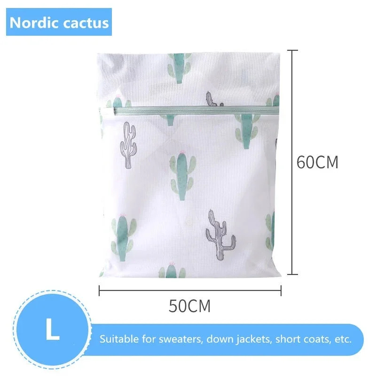 Cactus Mesh Laundry Bag