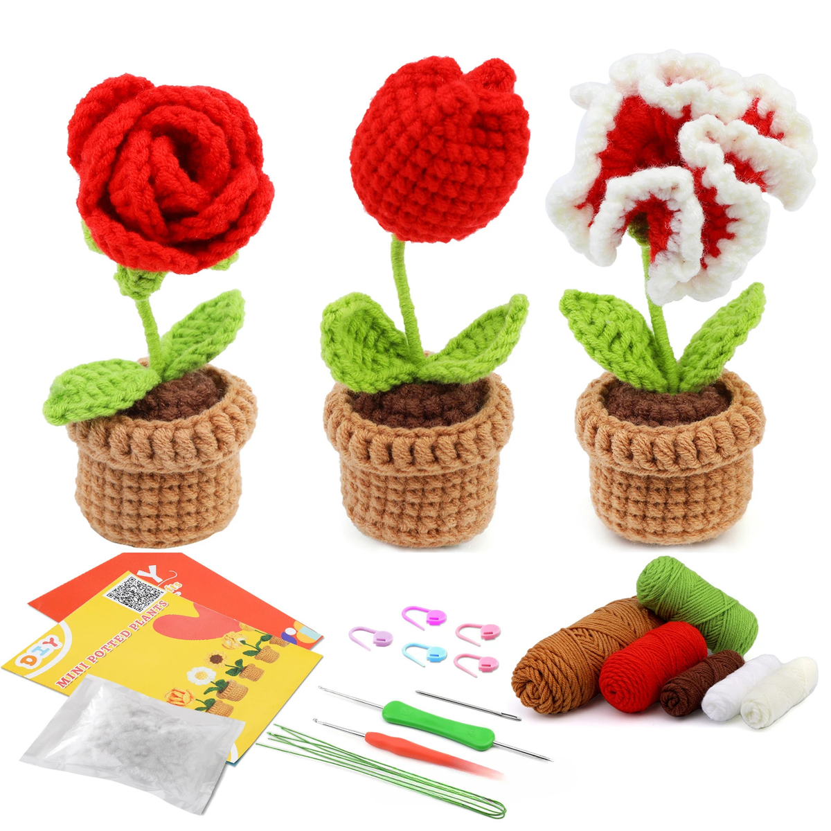 Crochet Flower Kit