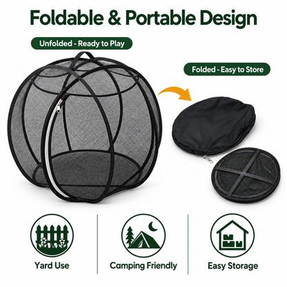 Pop-Up Mesh Cat Playpen