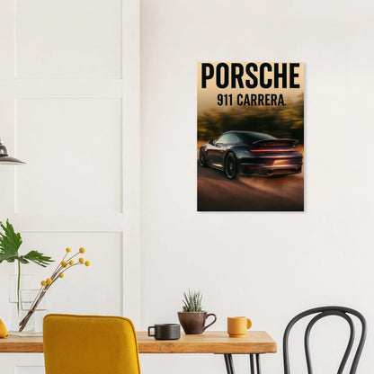 Porsche 911 Carrera Classic Bil Poster - Premium Konsttryck med Eleganta Detaljer i Flera Storlekar