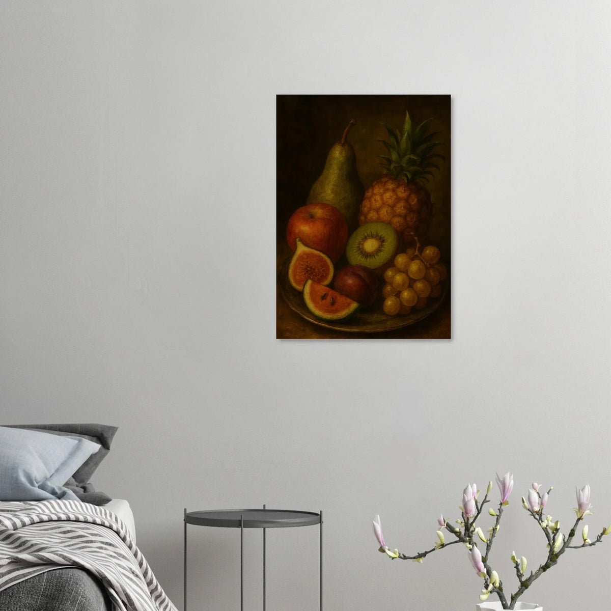 Frukter – Classic Still Life Fruit Art Print in Rich, Warm Tones