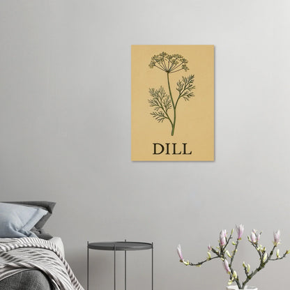 Frukter Dill Herb Botanical Print – Timeless Kitchen Wall Art on Premium Semi-Gloss Paper