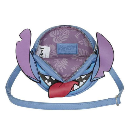 Axelväska Lilo & Stitch för barn, blå, justerbar rem