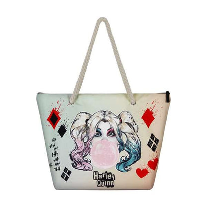Strandväska Harley Quinn Multicolour, rymlig och färgglad
