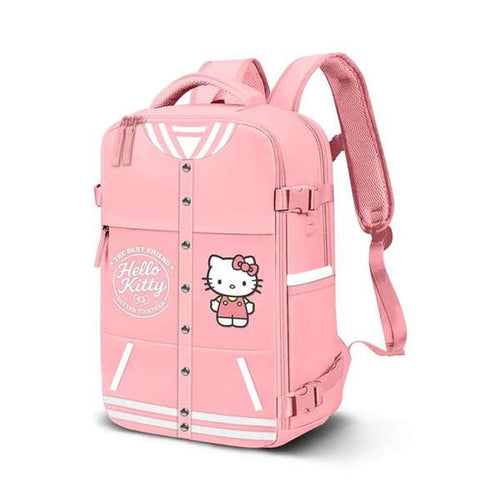 Ryggsäck Hello Kitty i rosa, kabinväska