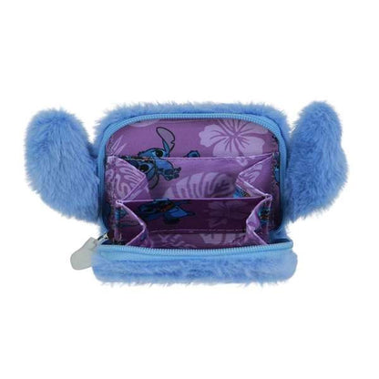 Plånbok Stitch i blå, smart förvaring för kort och sedlar