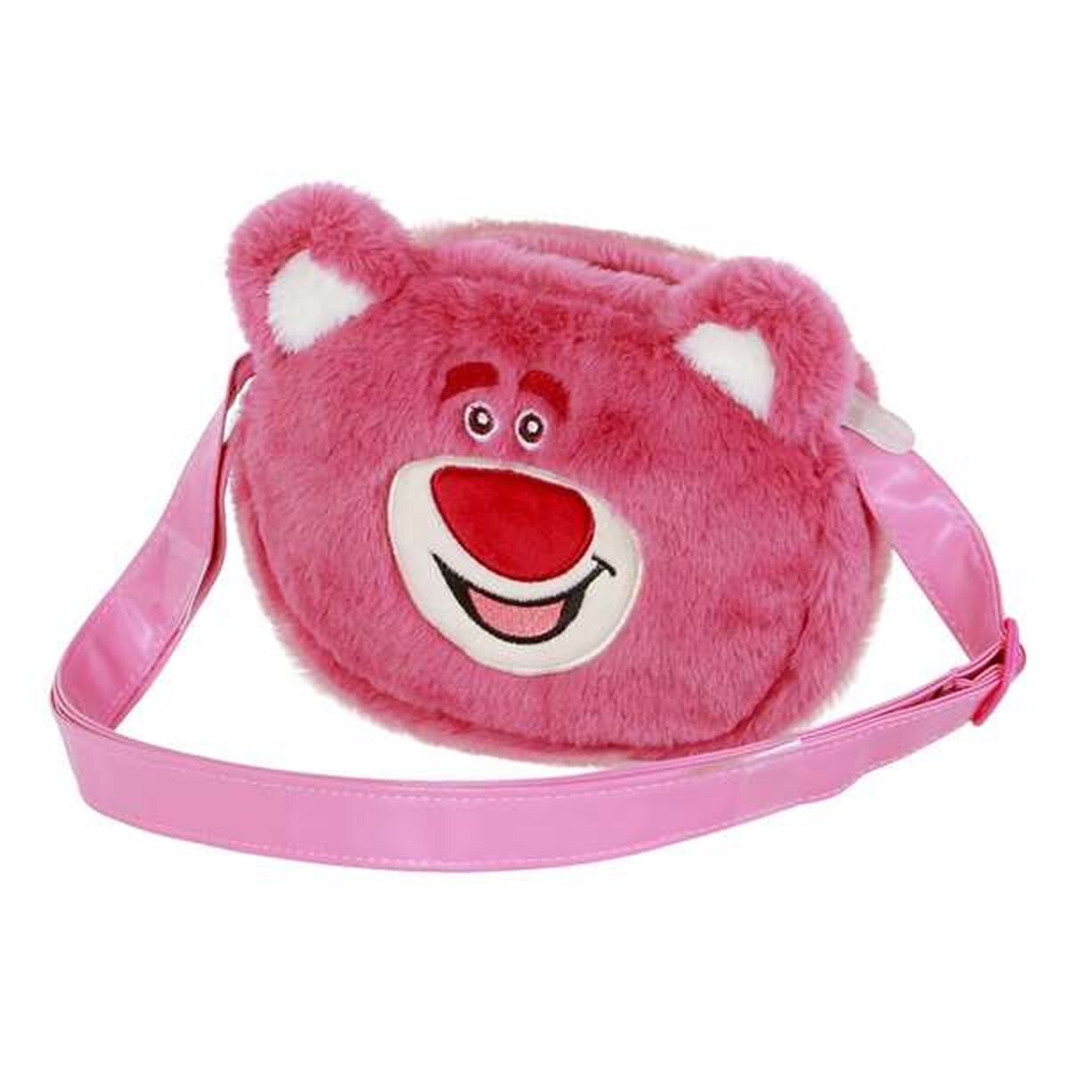 Axelväska Karactermania i polyester, rosa, med blixtlås