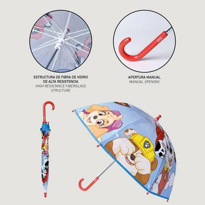 Paraply Paw Patrol, POE-material, manuell öppning