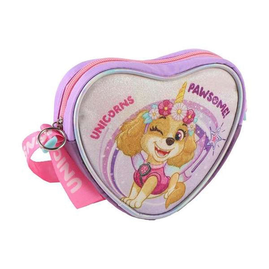 Axelväska Paw Patrol, lila, justerbart axelband