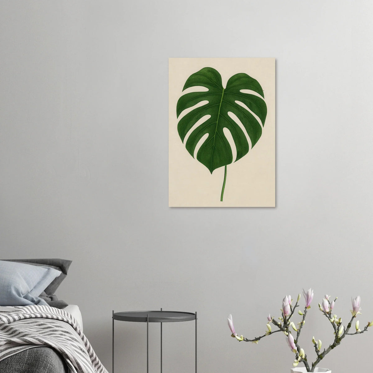 Monstera Elegans: Frukter Botanical Print - Naturens Skönhet för ditt Hem