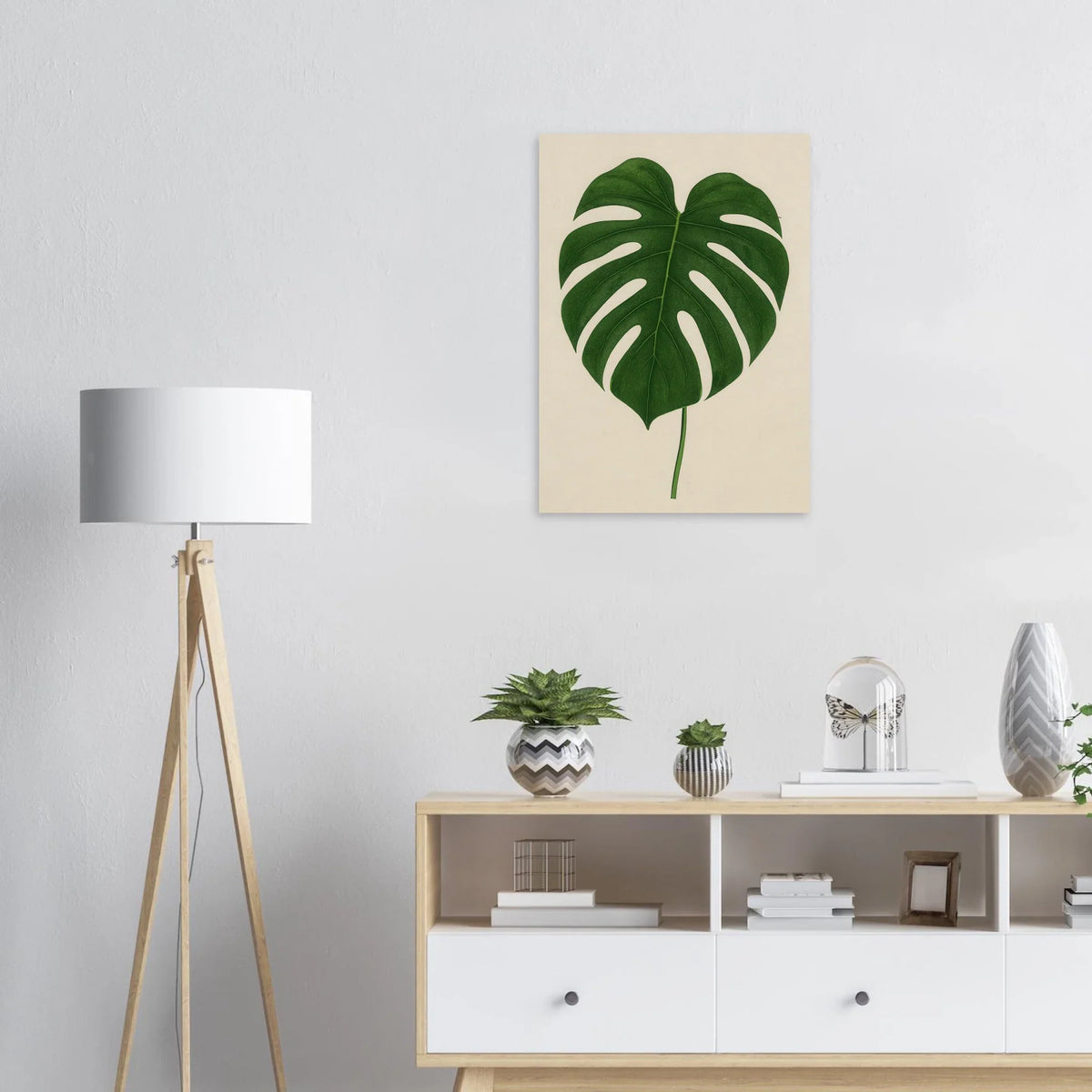 Monstera Elegans: Frukter Botanical Print - Naturens Skönhet för ditt Hem
