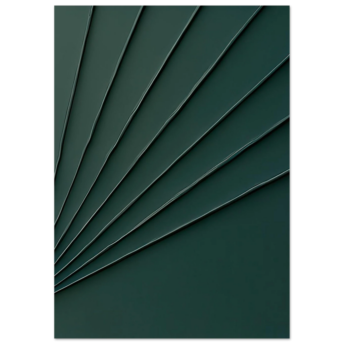 Abstrakt / Minimalistisk Poster i Skoggrön: Förvandla ditt rum med modern, strukturerad konst i olika storlekar