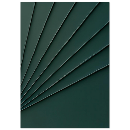 Abstrakt / Minimalistisk Poster i Skoggrön: Förvandla ditt rum med modern, strukturerad konst i olika storlekar