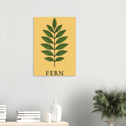 Frukter Botanisk Grönska Konsttryck – Elegant Halvblank Poster i Flera Storlekar
