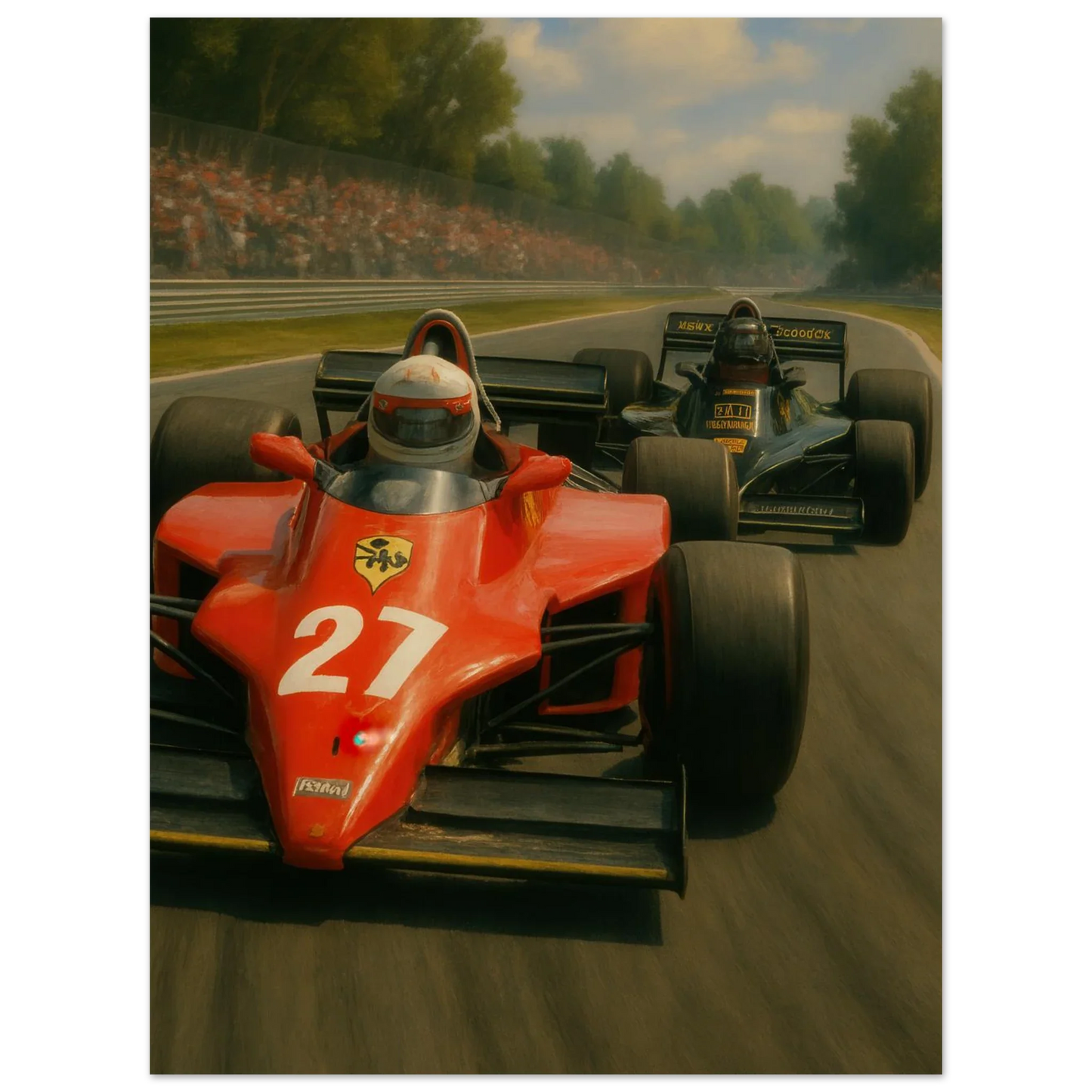 Bilar: Classic Racing Excitement – F1 Art Print