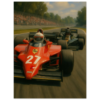 Bilar: Classic Racing Excitement – F1 Art Print