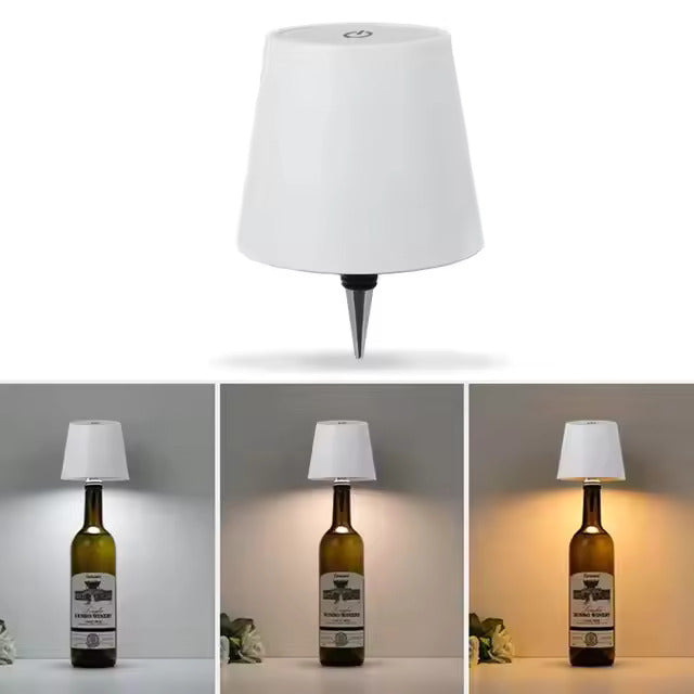 LED flaskebordlampe