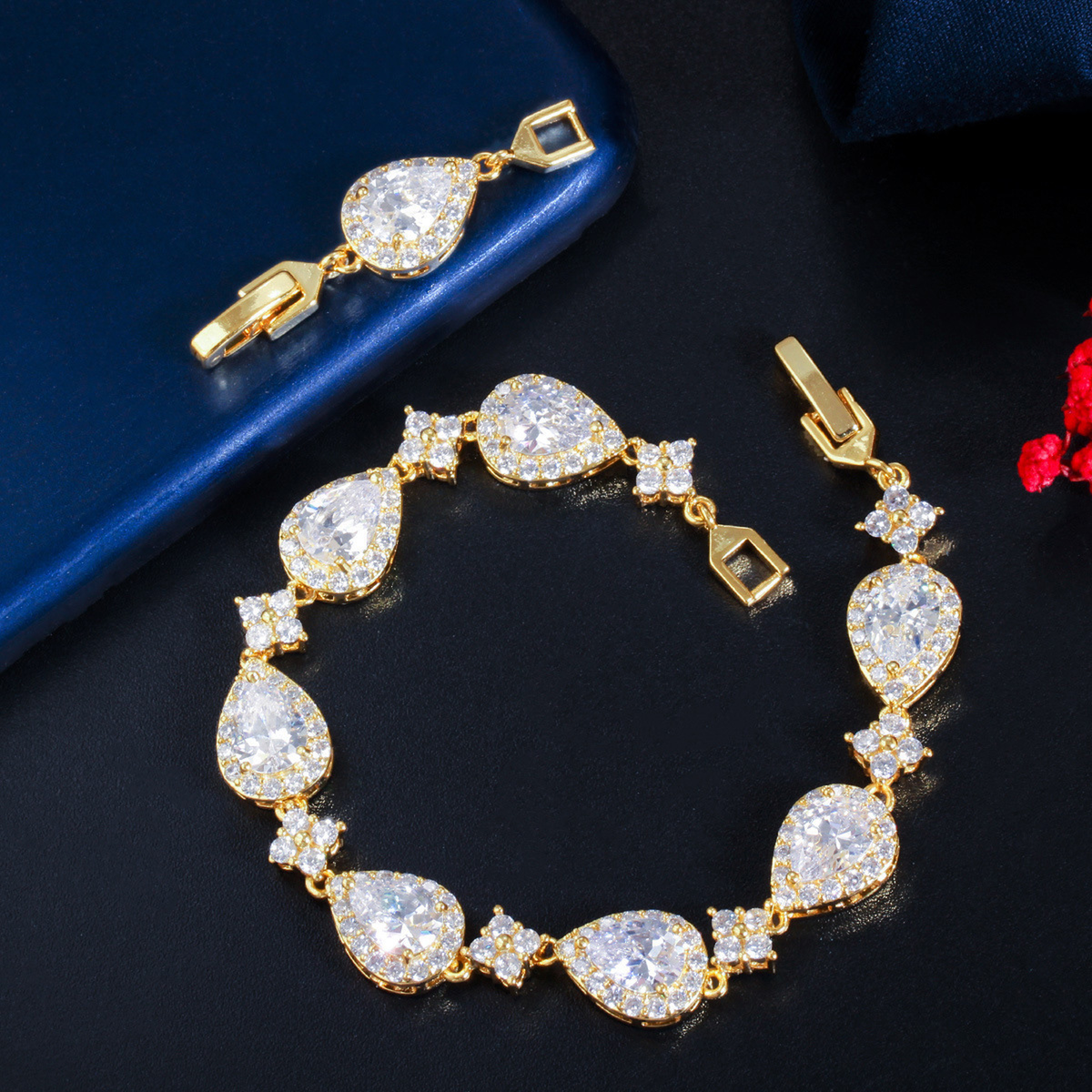 Teardrop Crystal Bracelet