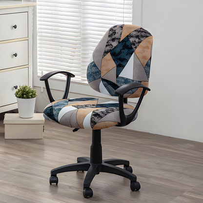Two-Piece Stretch Office Chair Cover