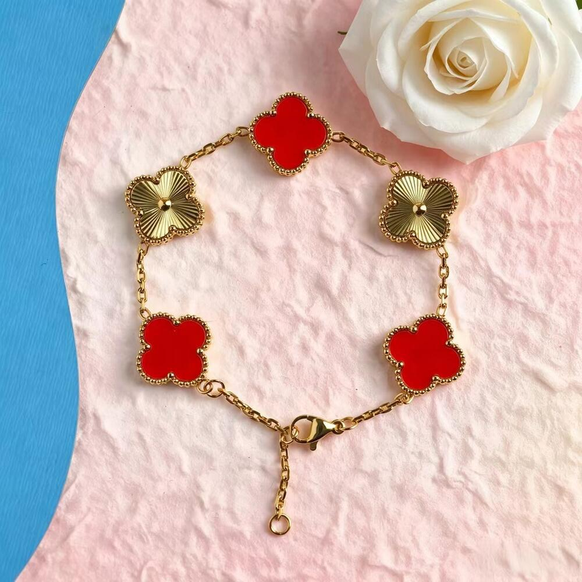 Four-Leaf Clover Bracelet