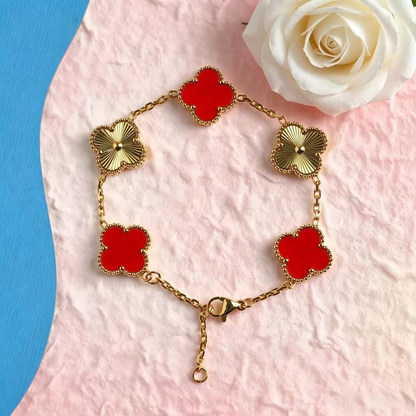Four-Leaf Clover Bracelet