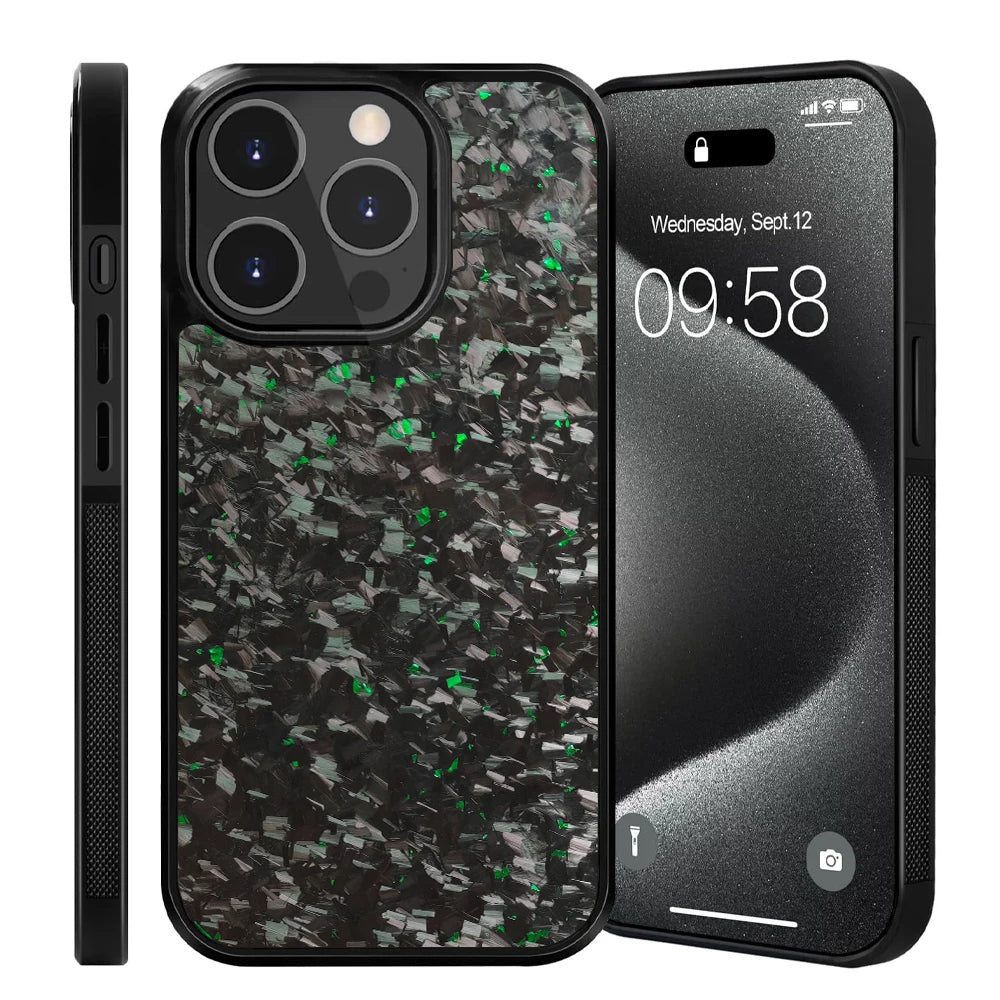 Smidd kolfiber TPU-telefonskal