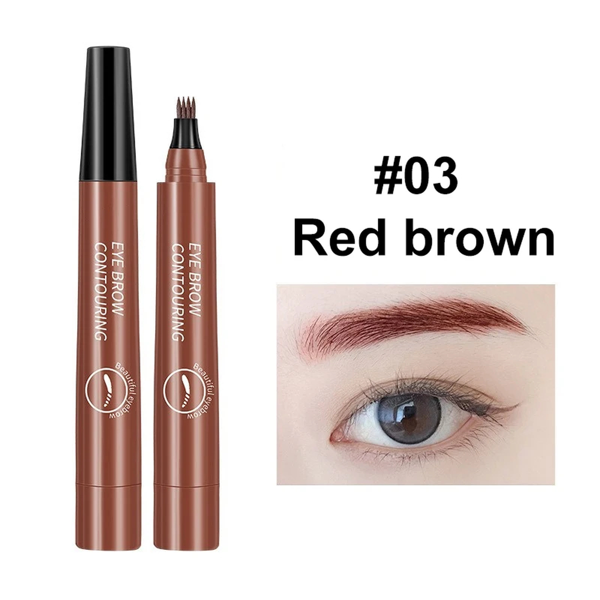 Four-Tip Eyebrow Pencil