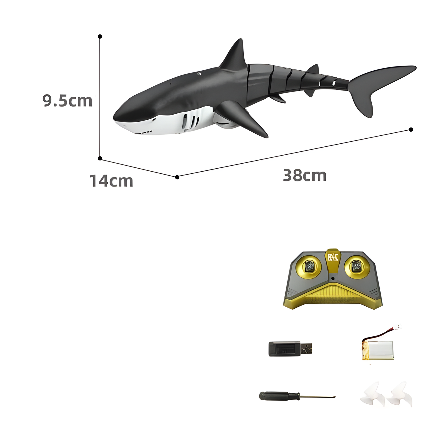 Remote Control Shark Boat