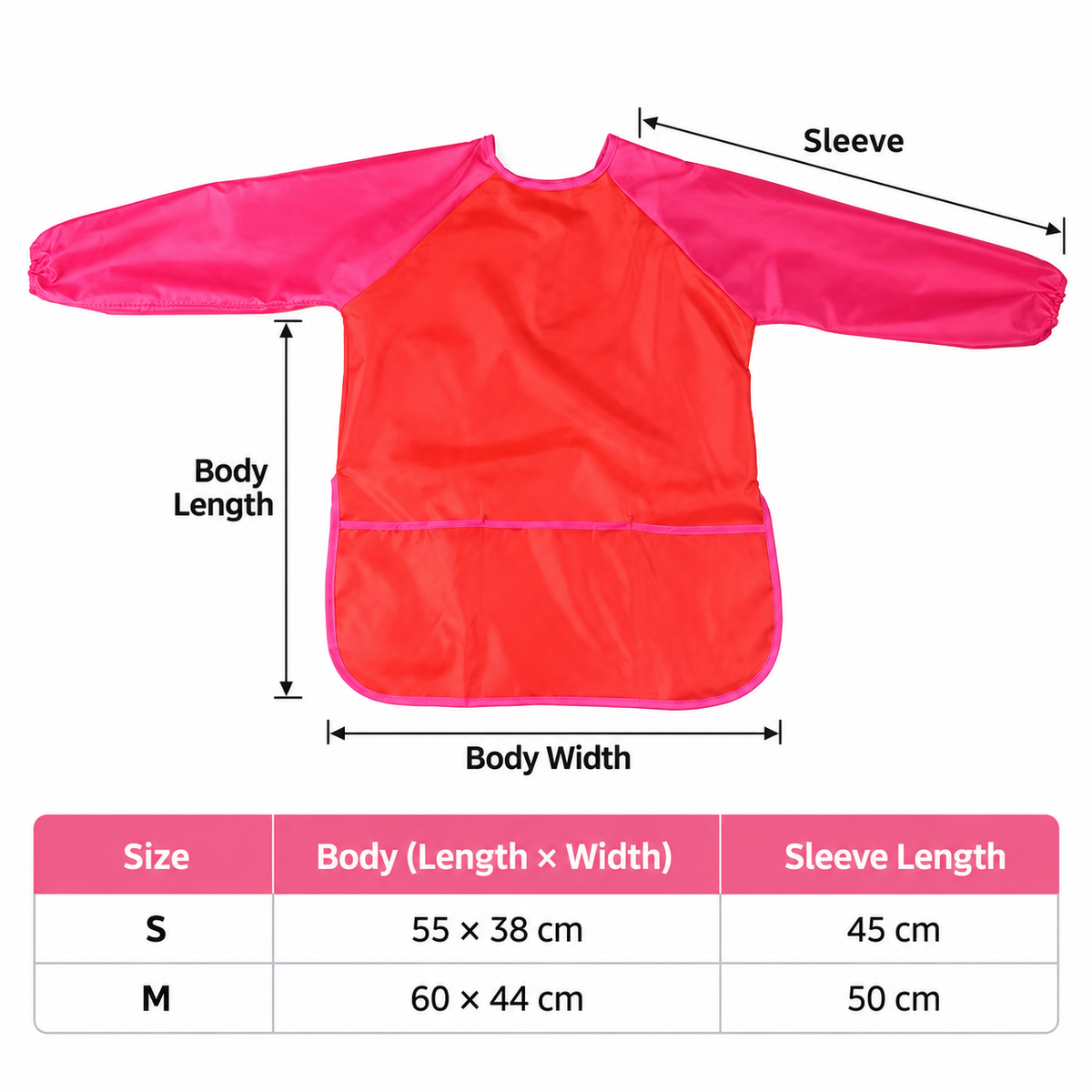 Children's Long-Sleeved Art Smock
