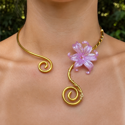 Iris Flower Choker