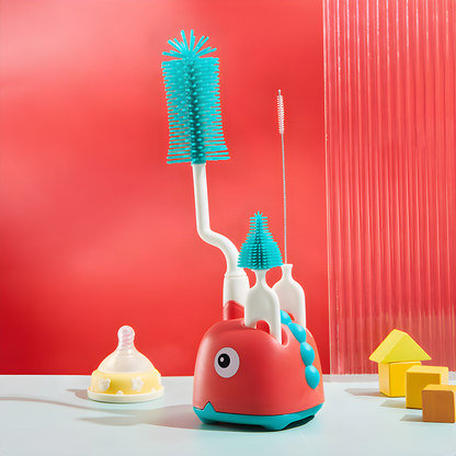 Bottle Brush Set with Storage Base