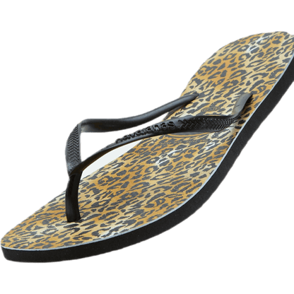 Slim Leopard Beige/Black