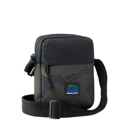 Axelväska Rip Curl No Idea Pouch Search Camo, svart, justerbart axelband