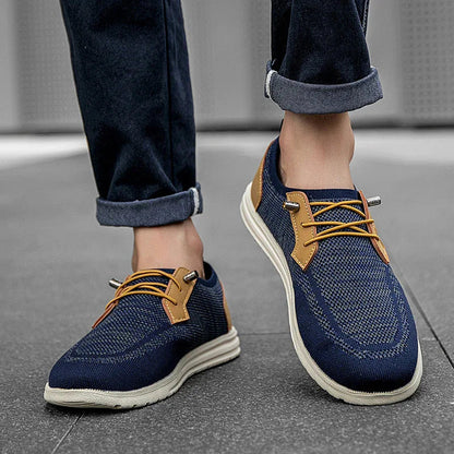 Casual Slip-On Mesh Shoes Lightweight Breathable Loafers Men Walking Running Sports Shoes