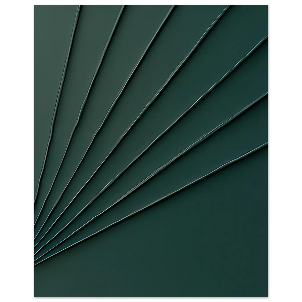 Abstrakt / Minimalistisk Poster i Skoggrön: Förvandla ditt rum med modern, strukturerad konst i olika storlekar